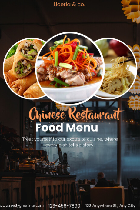 food menu โปสเตอร์ template