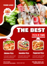 FOOD MENU A6 template