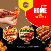 food menu Message Instagram template