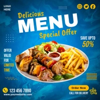 Food Menu Instagram Post template