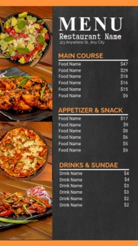 Food Menu Full Instagram Story template