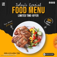Food Menu Best Offer Template | PosterMyWall