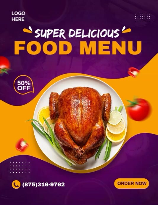 Food Menu Offer Template | PosterMyWall