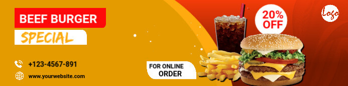 Food menu promotion Banner 2X8 Template PosterMyWall Food menu promotion Banner 2X8 Template PosterMyWall