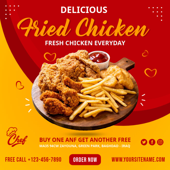 Food Menu - Restaurant Promo - Restaurant Pos Template | PosterMyWall