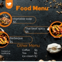 Food menu template | PosterMyWall