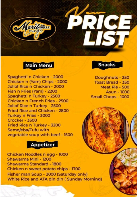 Plantilla de Food Menu Template | PosterMyWall