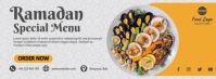 Food Menu Template Facebook Cover Photo