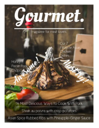 5 750 Food Magazine Layout Design Customizable Design Templates Postermywall