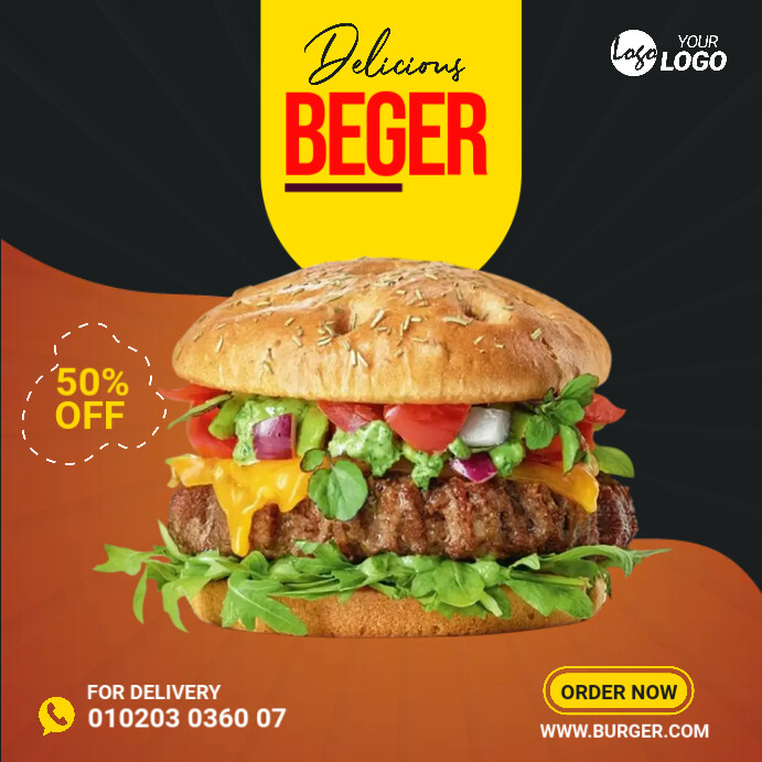 Food Offer Banner Template | PosterMyWall