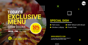 Food Offer Facebook Image Facebook-annonce template