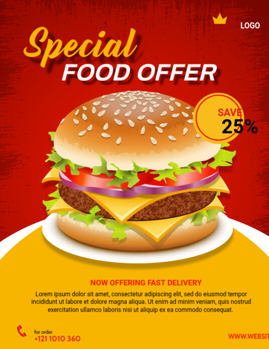 Food Offer Flyer Template | PosterMyWall