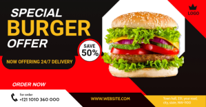 Food Offer Social Media Ad Facebook-annonce template