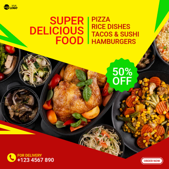 Food Offer Social Media Post Template | PosterMyWall