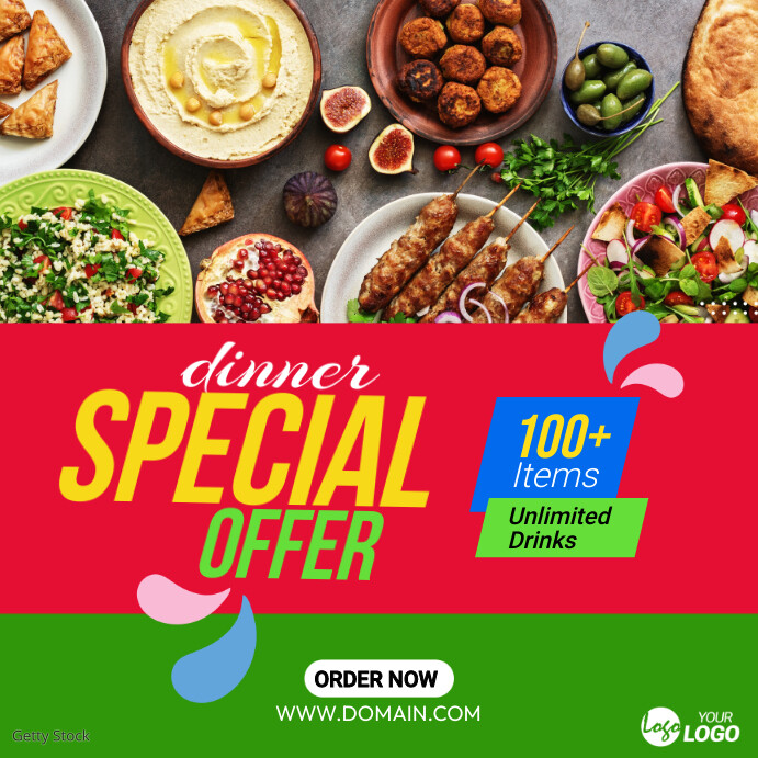Food Offer Template | PosterMyWall