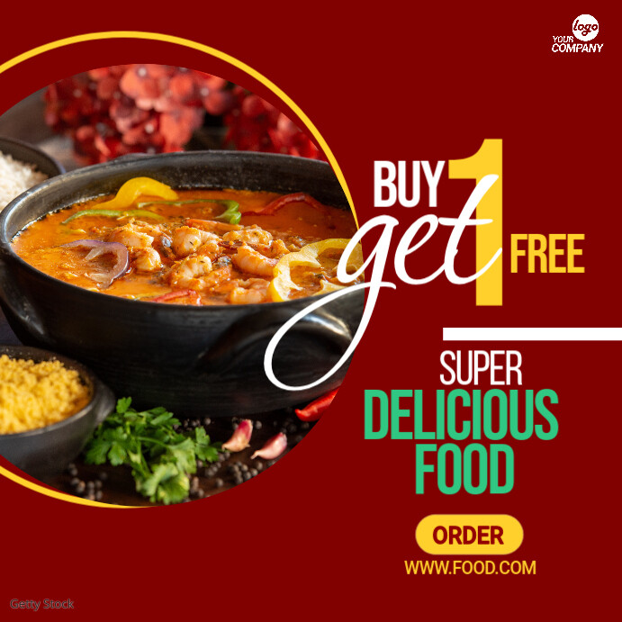 Food Offer Template | PosterMyWall