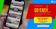 Food Order App Template ภาพที่แชร์บน Facebook