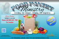 Food Pantry Flyer Poster template