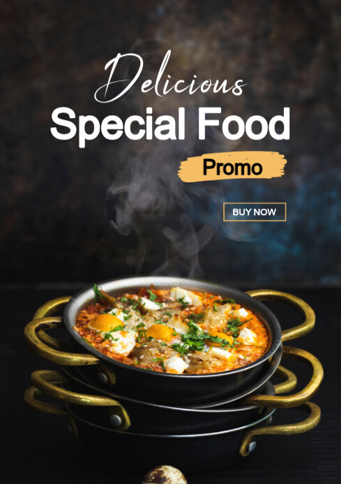 Food Promo flyer Template | PosterMyWall