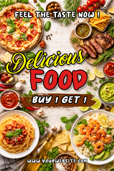 Food Promotion Poster Template | PosterMyWall