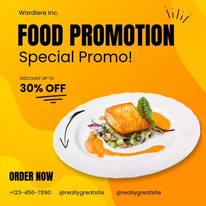 food promotion template | PosterMyWall