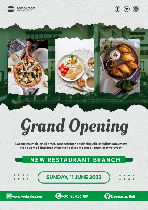 Food Restaurant Ads Template | PosterMyWall