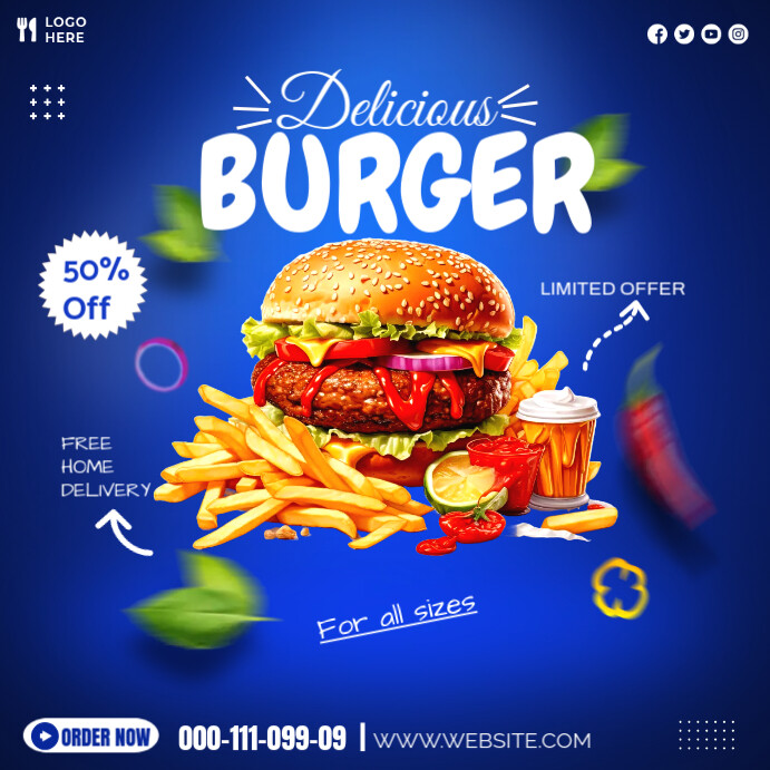 Plantilla de Food sale flyer | PosterMyWall