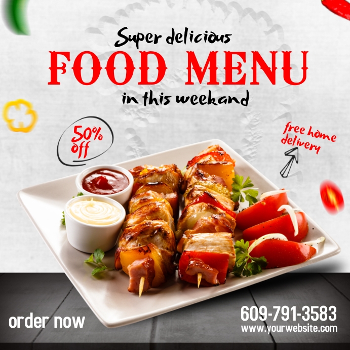 Suggest Food Posts Copy of food social media posts template | PosterMyWall