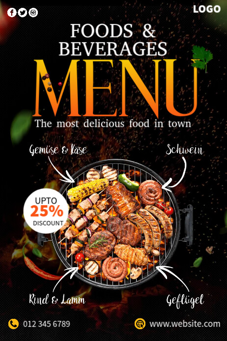Food Special Offer Template | PosterMyWall