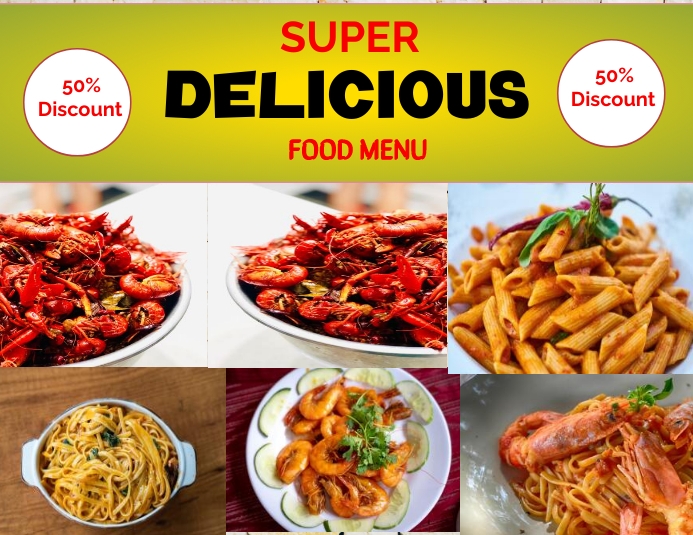 Food stuffs Template | PosterMyWall