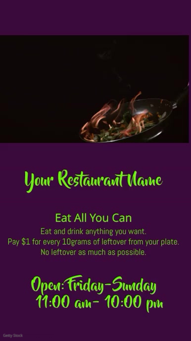 Restaurant Template | PosterMyWall