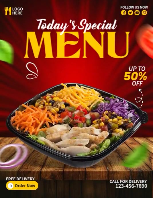 Food Template Ads | PosterMyWall