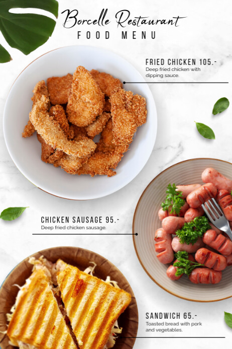 Food Template | PosterMyWall