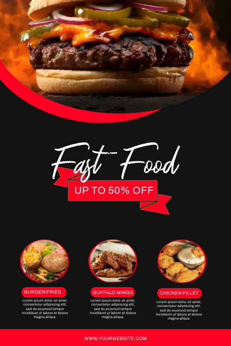 FOOD TEMPLATE | PosterMyWall