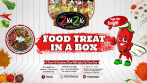 Белый Food Promotion Facebook-covervideo Template