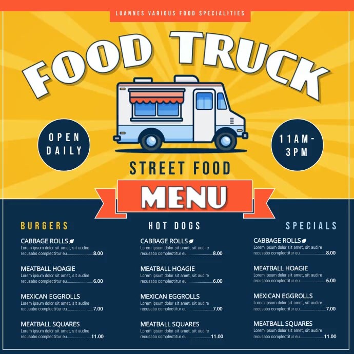Copy of Food Truck PosterMyWall