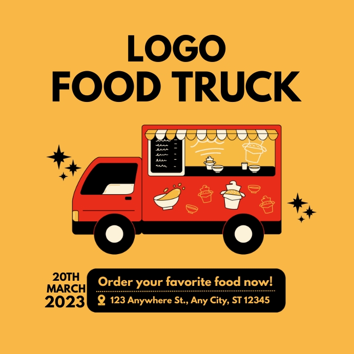 FOOD TRUCK MENU TEMPLATE PosterMyWall