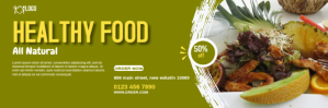 Food Twitter header Twitter-header template