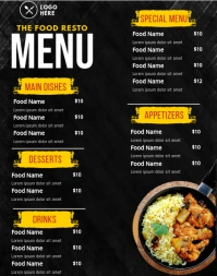 FOOD WALLBOARD TEMPLATE.C Poster/Wallboard