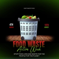 Food waste action week Square (1:1) template