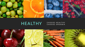 Food Youtube Channel Art Template Postermywall