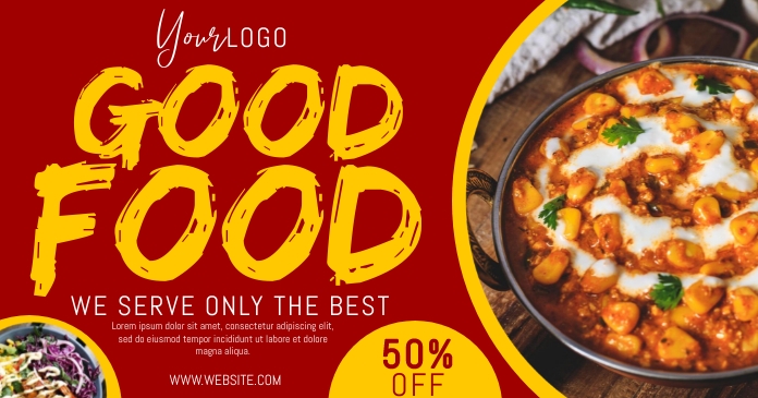 FOOD.A Facebook Shared Image template