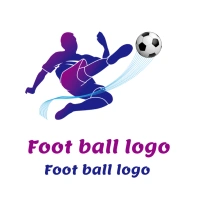 Foot ball logo template
