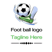 Foot ball logo template