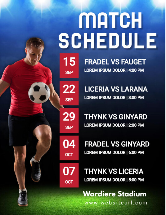 football,soccer,sport,event Flyer (US Letter) template