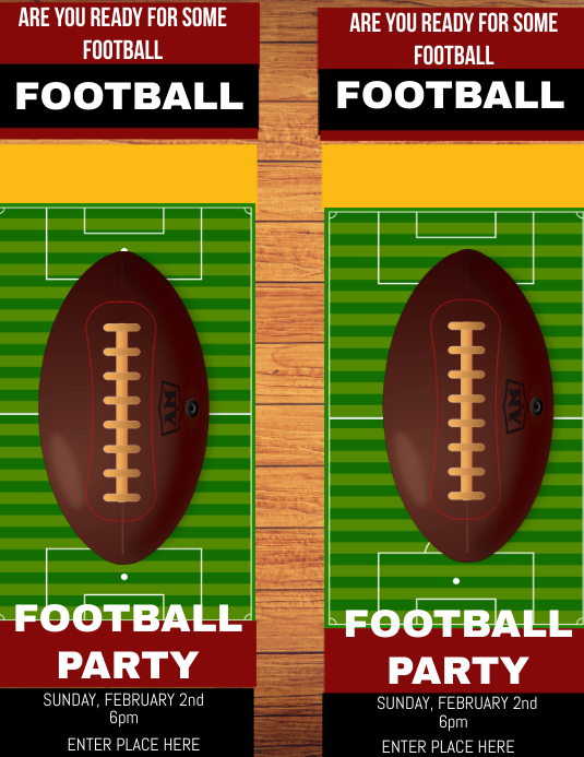 Football Admission Ticket Template PosterMyWall