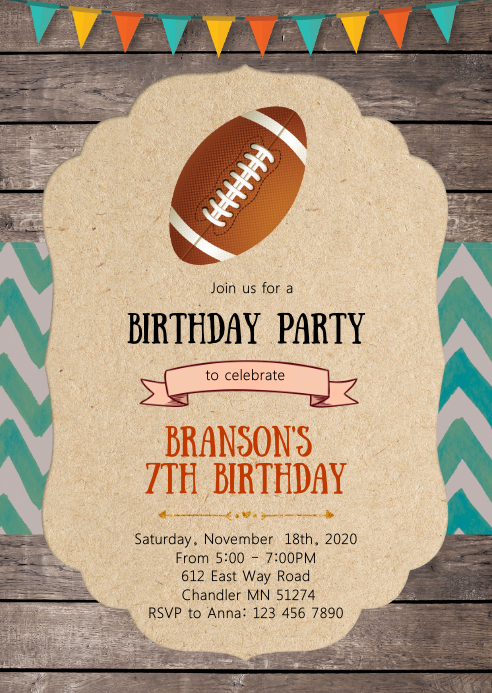 Modele Invitation A La Fete D Anniversaire De Football Postermywall Modele Invitation A La Fete D Anniversaire De Football Postermywall