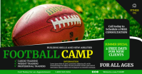 Football camp Facebook Shared Image template