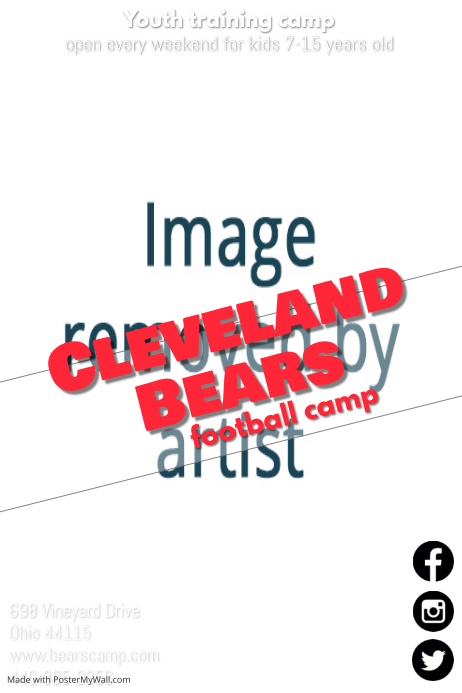 Football camp Template | PosterMyWall