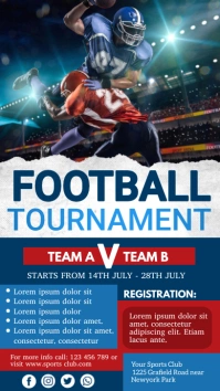 football Digital Display (9:16) template